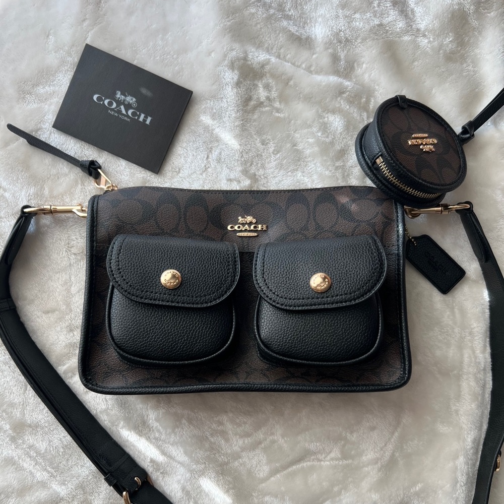 COACH Pennie Crossbody Bag with Coin Case